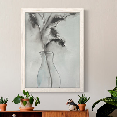 Toile encadrée de qualité supérieure Soft Ferns II - prête à être accrochée
