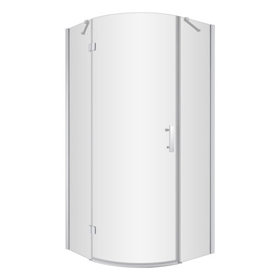Colombo 90cm W x 90cm D x 195cm H Quadrant Sliding Door Shower Enclosure