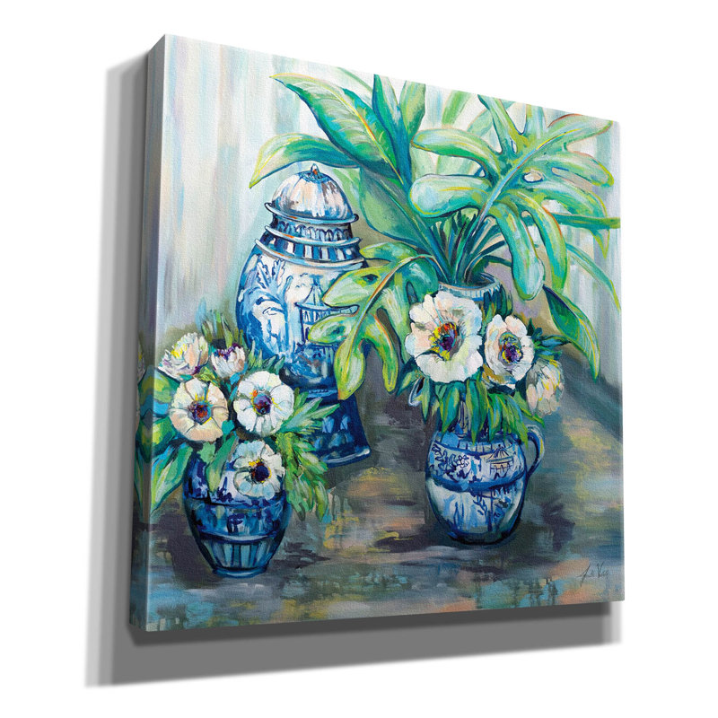 «Chinoiserie Day» par Jeanette Vertentes, H 18 po x l 18 po x P 0,75 po
