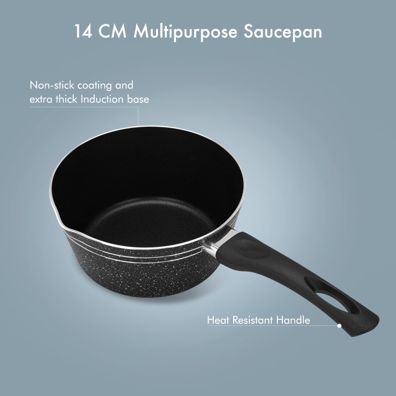 Non-Stick Aluminum Saucepan, 2 lt.