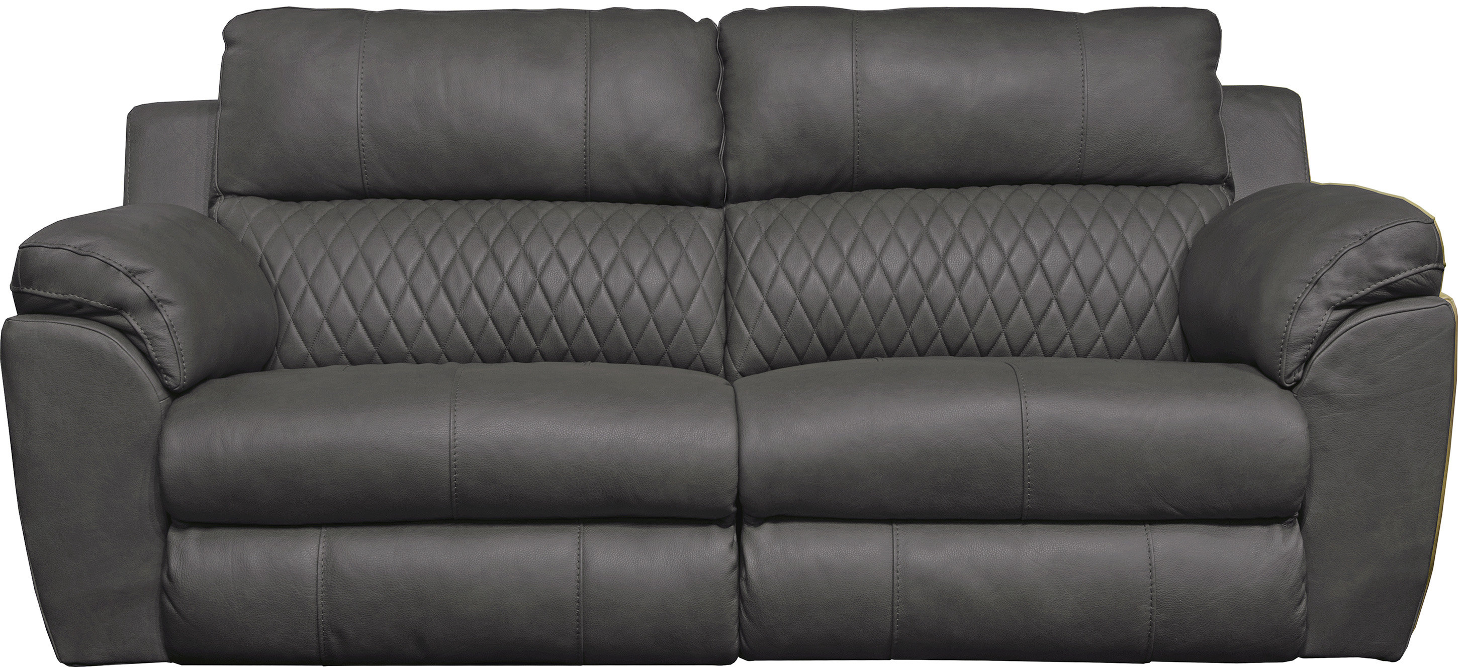 Latitude Run® 89" W Genuine Leather Pillow Top Arm Reclining Loveseat
