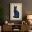 Botanical Cat Boho - Wrapped Canvas-679718519-679718523