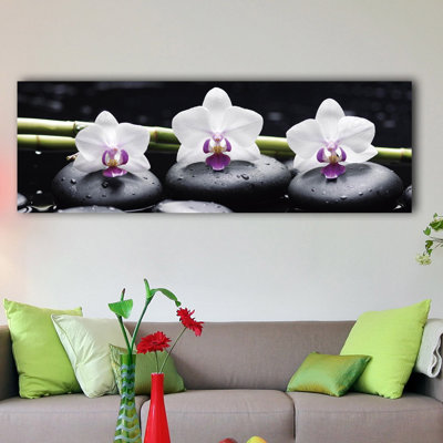 "Harmony", art mural en verre trempé, 12 po x 36 po