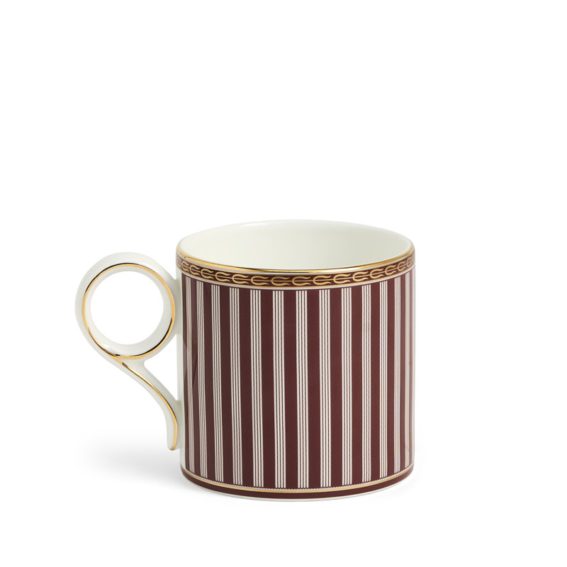 Red Splendour Bone China Coffee Mug