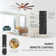 60'' 8-Blade Large Room LED Ceiling Fan with Light Kit and Remote Control