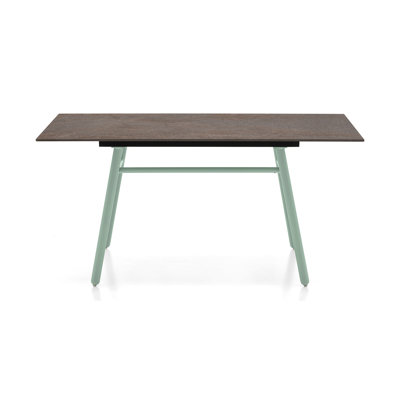 Yo! Outdoor Dining Table with Metal Legs