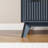 32" High Faux Marble Side Table with 3 Drawers & Fluted Design-1825367026