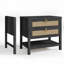 Grandes tables de chevet Boho avec 2 tiroirs et 1 tablette -948683065-961526815