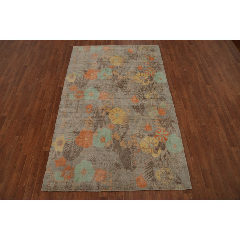 Tapis de style oriental Art déco 5 x 8