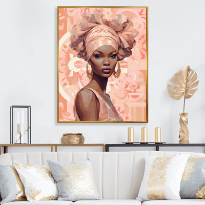 Vogue rétro mode afro-américaine beauté I