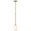 Mini luminaire suspendu en verre opale 1 lumière Stivers