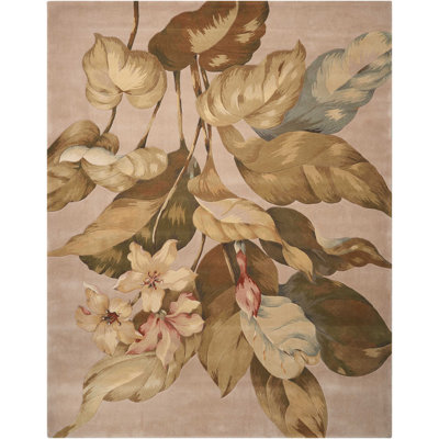 Wool Floral Indoor Rug