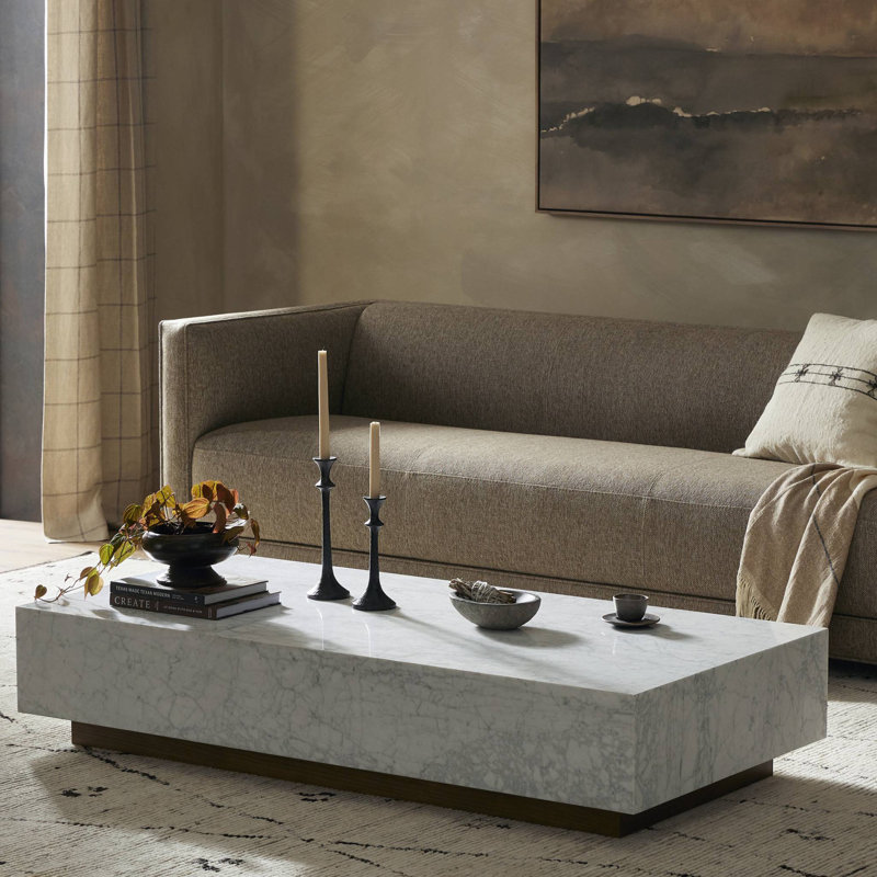 Latravius Marble Top Single Coffee Table