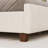 Phan Modern Textured Corduroy Upholstered Platform Bed with Wingback Headboard-667774647-667774600