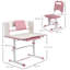 Karnes 80cm Writing Desk Chair Set-1780025617