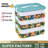 12L Building Block Toy Storage Box Large Capacity Stackable Toy Organizer Multiple Compartments with Dustproof Lid Handle Design Blocks Toys Organizer Storage Case