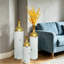Ensemble de 3 vases décoratifs en métal