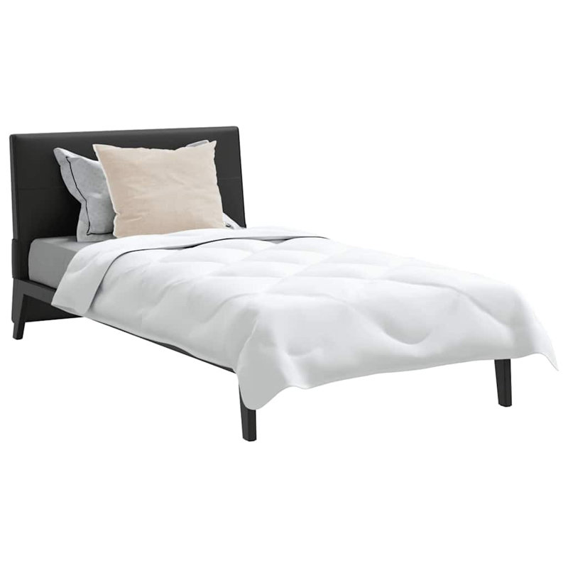 Winter Duvet Set With Pillow 2 Pcs White Microfiber, 200 x 135 cm