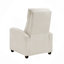 Fauteuil inclinable à dossier poussoir en velours côtelé doux et confortable en bois massif 1pc-894121783