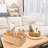 Hyacinth Large Wicker Basket - Rectangular, Wooden Handles, Shelf Organizer