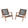 Kaetlin Acacia Outdoor Lounge Chair