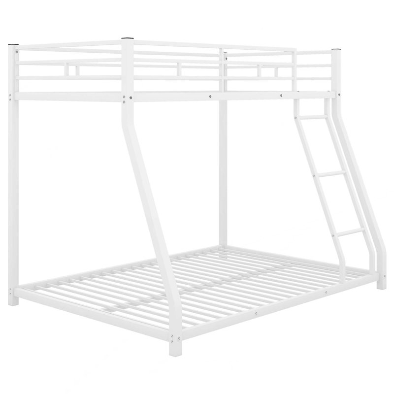 Lit superposé en métal, Blanc