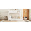 Lit superposé double avec lit gigogne simple, rangement et bureau-1722890351