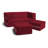 Altermease Zipline Modular Kids Loveseat & Ottomans/Fold Out Lounger-1363681573