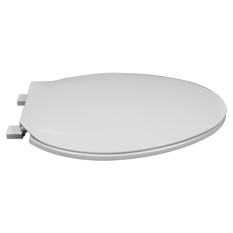 Siège de toilette allongé en plastique standard