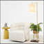 Chaise pivotante Walden - Velours crème