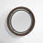 Smita Solid Wood Round Mirror-464503670