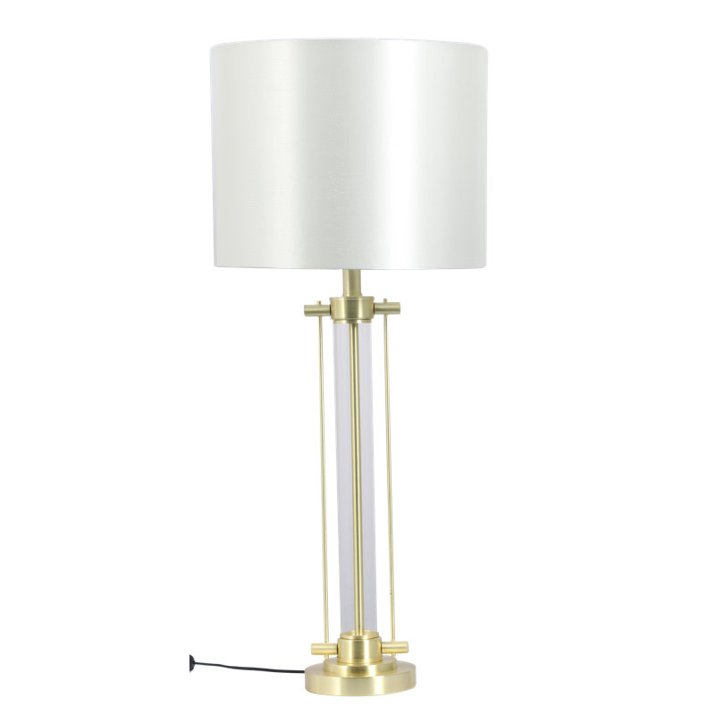 Krantz Table Lamp, Satin Brass