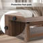 Table basse Damika avec rangement à 2 niveaux et chêne rustique-488101273