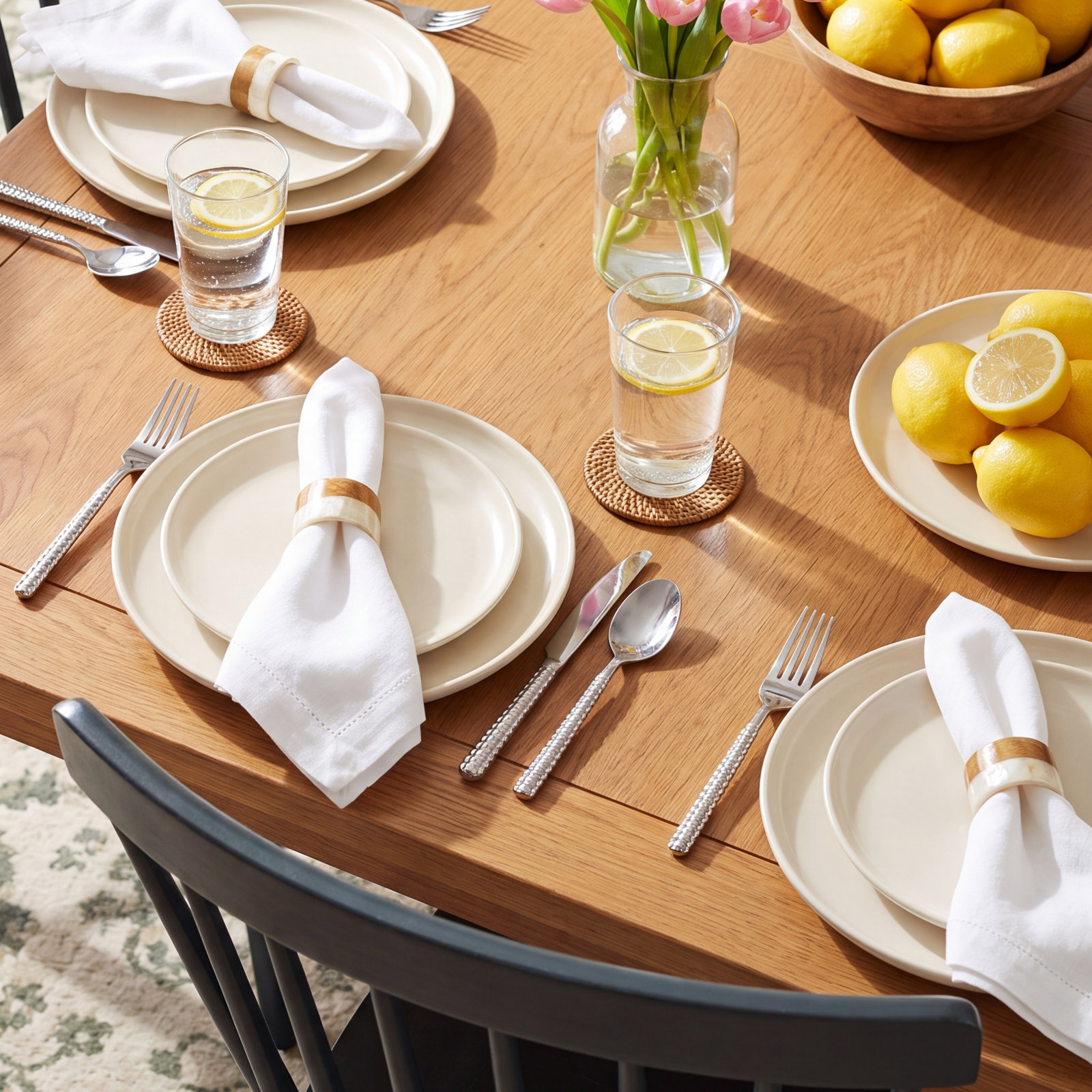 Table Napkin Rings, Gold