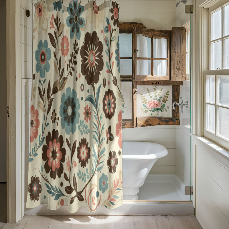 Rideau de douche Boho, H 74 po x l 40 po