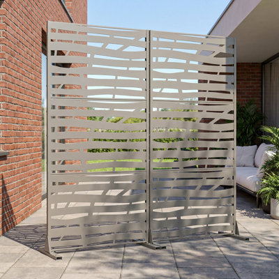 Privacy Screen Metal Fence Panel