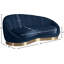 Causeuse courbée en velours 79 po Shelly-1426530196