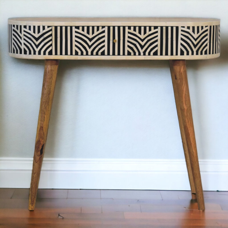 90cm Solid Wood Console Table
