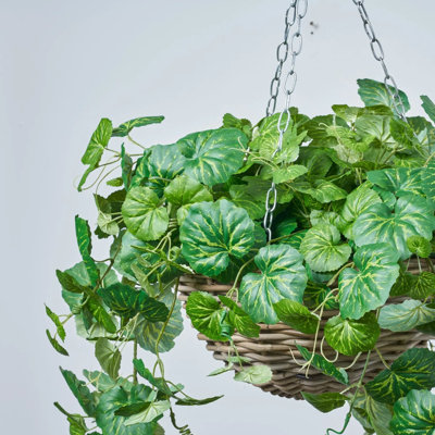 Fausse verdure toutes saisons pour panier suspendu toutes saisons