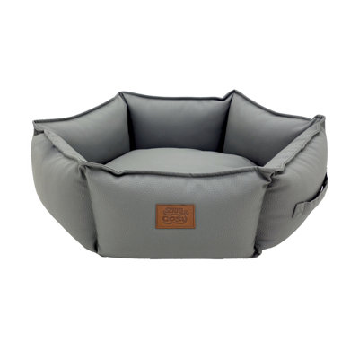 Faux Leather Pet Bed