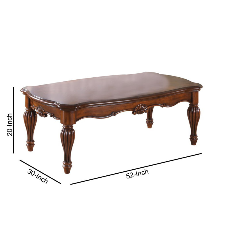 Georgino Solid Wood Coffee Table
