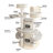 66"Poplar Wood Large Cat Tower