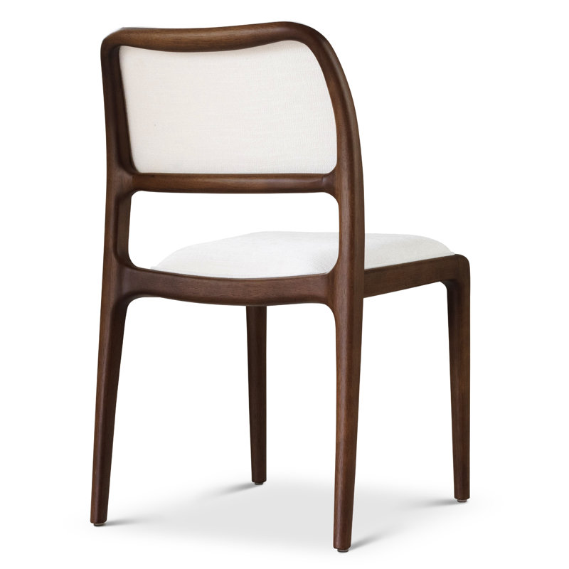 Chloe Upholstered Dining Chair, Nogal