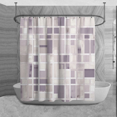 Kryslin Microfiber Shower Curtain
