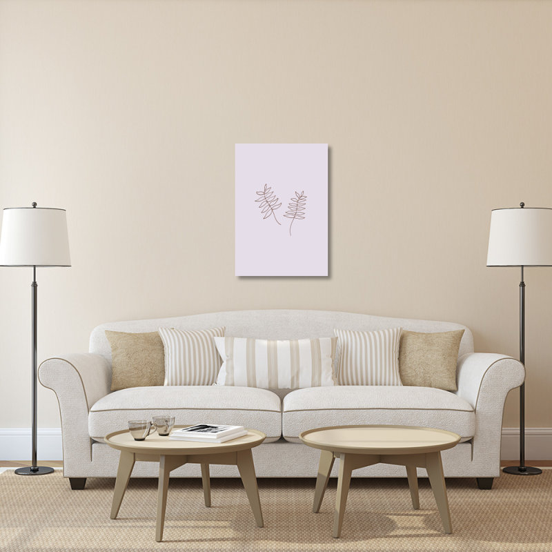 " Two Twigs ", 36" H x 25.2" W x 3" D, Wrapped Canvas