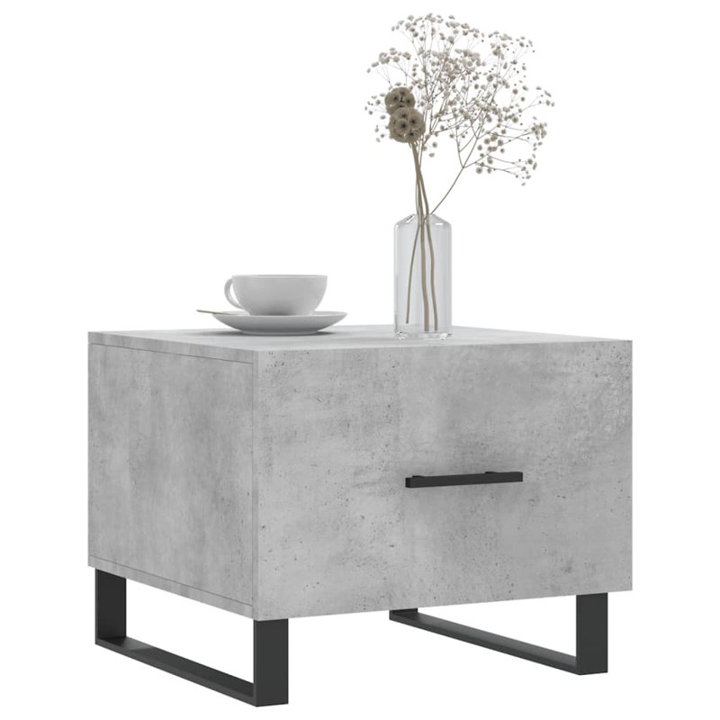 Sled Coffee Table with Storage, concrete grey
