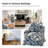 Asman Farmhouse Upholstered Slipcovered Swivel Armchair-95983640
