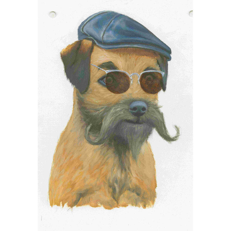 «Cool Dog for the s I», reproduction sur toile tendue, H 18 po x l 12 po
