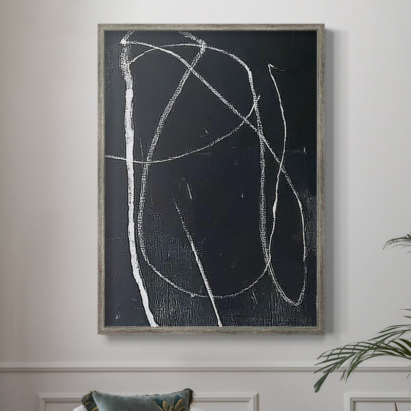 ABSTRACT Series DCXIX Framed Print - Solid Wood, 30" H x 24" W