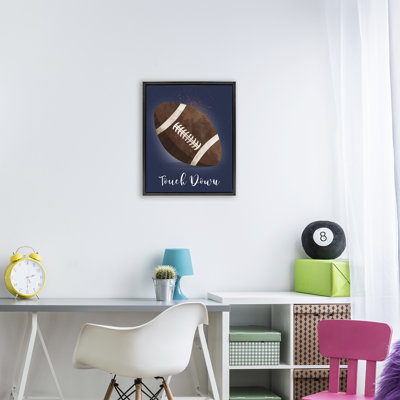 Game On Touch Down Floating Frame, design by Christine Simpson Art